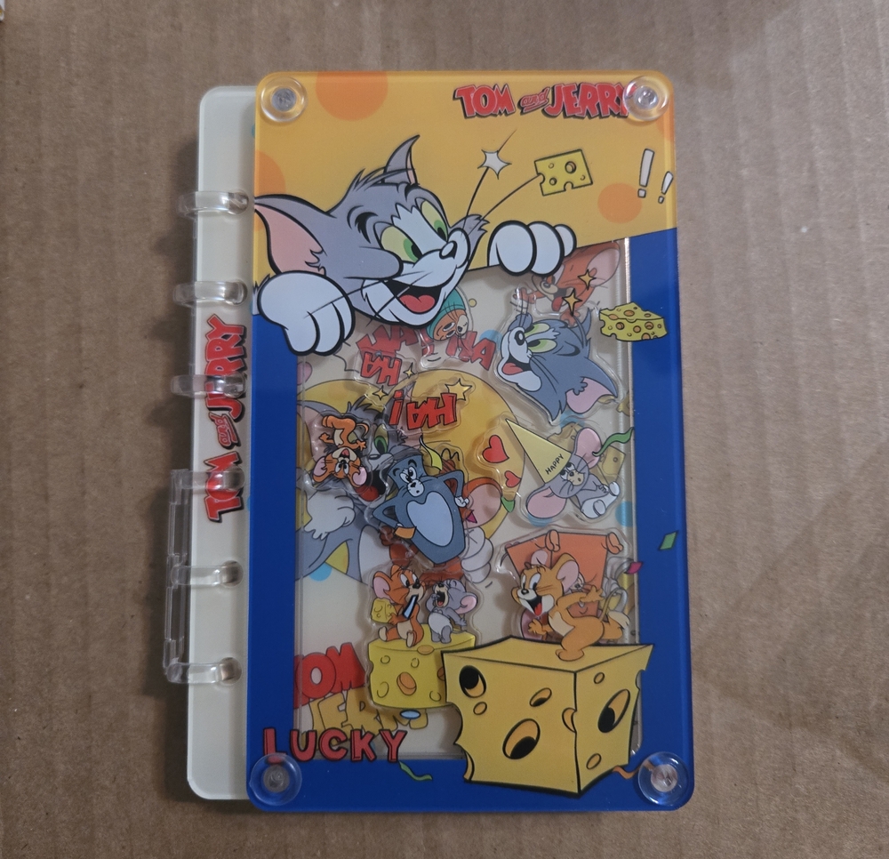 Tom and Jerry A7 Acrylic Shaker Notebook
